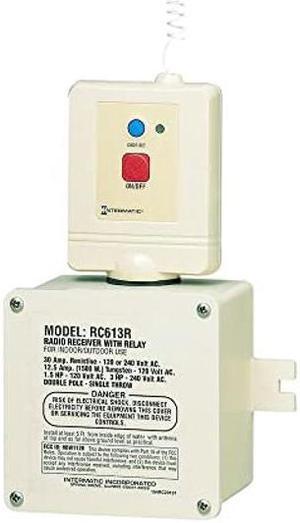 Intermatic RC613R Radio Receiver, Heavy Duty, Color