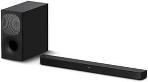Sony HT-S400 2.1ch Soundbar with Powerful Wireless subwoofer, S-Force PRO Front Surround Sound, and Dolby Digital, Black