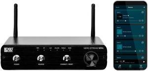 OSD Outdoor Amplifier WiFi Bluetooth Streaming Class D (100W x 2) Stereo Amp, Free iOS/Android app, EQ Adjustment IP64 Nero Stream WRA