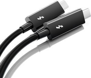 Active Thunderbolt 3 Cable 6.6ft/ 2M, USB-C to USB-C Cable with 100W Charging/ 40Gbps Data Sync and 5K/4K @60Hz, Compatible with Type-C Mac Books, iPad Pro 2021/22, Dell, Docking, SSD, Hub and more