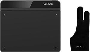 XP-PEN StarG640 Drawing Tablet Digital Graphics Tablet 6x4 Inch Ultrathin Tablet with 8192 Levels Battery-Free Stylus Compatible with Chromebook0& Artist Glove(Size S)