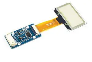 waveshare for Raspberry Pi/Arduino/STM32, 1.51" Transparent OLED Screen with Expansion Board, 128x64 Pixels Light Blue Color Display,3.3V / 5V Voltage Embedded Chip, SPI/I2C Interfaces