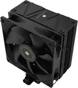Thermalright Assassin Spirit 120 EVO Dark CPU Cooler,TL-E12B V2 PWM Quiet Fan with 1850RPM, Speed,CPU Air Cooler, Computer Black Heatsink Cooling, Support AM4/AM5,Intel 1700/1851/1150/1151/1155/1200