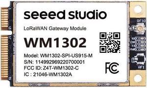 Seeed Studio WM1302 LoRaWAN Gateway Module / WM1302-SPI-US915-M/Powered by Semtech SX1302 baseband LoRa chipset