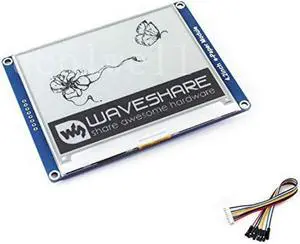 4.2inch E-Ink Display Module Resolution 296x128 3.3v E-Paper Electronic Screen Panel SPI Interface for Raspberry Pi/STM32/Arduino/Nucleo/Jetson Nano