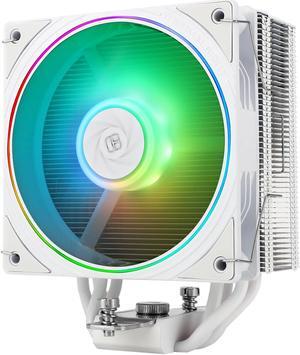 Thermalright Assassin Spirit 120 EVO White ARGB CPU Cooler, TL-S12W-S PWM Quiet ARGB Fan with 2000RPM Speed,Computer White CPU Cooling, Support AM4/AM5,Intel LGA1851/1700/1150/1151/1200