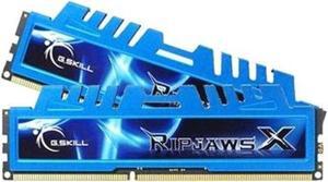 G.SKILL RipjawsX Series (Intel XMP) DDR3 RAM 16GB (2x8GB) 1600MT/s CL9-9-9 1.50V Desktop Computer Memory UDIMM (F3-1600C9D-16GXM)