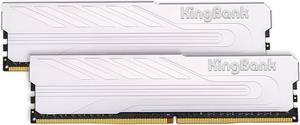 Computer Memory Ram KingBank DDR4 32GB(2x16GB) 3200MHz CL16 1.35V with Heatsink for Desktop Computer High Performance Gaming Office