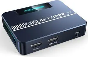 ACASIS 4K60fps Video Capture Card for Streaming and Gaming, VRR Support, External Capture Card for Xbox Series X/S, Xbox One, PS5, PS4/Pro, PC/Mac, Live Stream