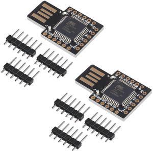 AITRIP 2PCS for Beetle Virtual Keyboard USB Pro Micro Atmega32U4-AU Module Mini Development Expansion Board for Arduino Leonardo R3 DC 5V I2C