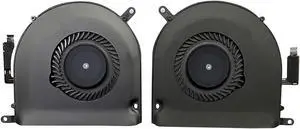 Left + Right CPU Cooling Fan 610-0194-B 923-0668 Replacement for MacBook Pro 15" A1398Late 2013-Mid 2015 EMC 2674 2745 2876 2881 2909 2910 CPU Cooling Fan