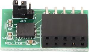 TPM 2.0 Module, 10Pin SPI TPM 2.0 Module, Interface Vertical Stable High Safety 9670 Chipset 10Pin SPI Module for SuperMicro AOM TPM 9670V S