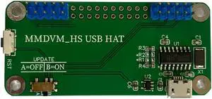 AURSINC MMDVM Hotspot USB HAT Board for Simplex & Dual Band Hotspot & Modem RPT Hat Support DMR DSTAR BlueDV | Compatible with Windows Linux Android System | BER, DMR, TX & TCXO offset | MicroUSB Port