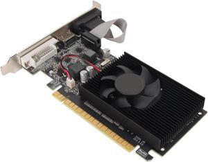 730 Graphics Card, 1GB DDR3 64 Bit PCI Express 2.0 x 16 Game Graphics Card with Silence Cooling Fan Support DVI VGA HDMI
