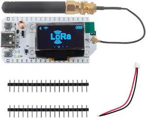 DIYmalls 915 MHz ESP32 LoRa V3 Board OLED Display + 915MHz LoRa Antenna U.FL to SMA for Meshtastic IOT LoraWan Gateway, not Compatible with Heltec LoRa 32 V2