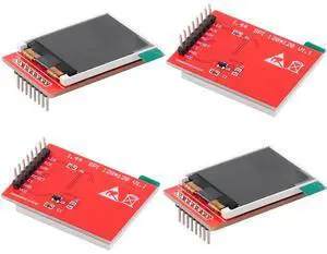 DIYmalls 1.44" inch TFT LCD Display Screen Module 3.3V RGB 65K 128x128 4-Wire SPI ST7735S for Arduino Mega-2560 (Pack of 4)