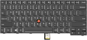 Replacement Keyboard for Thinkpad T440 T440E T440P T440S T450 T450S T460 T431S L440 L450 L460, US Layout Laptop Keyboard Without Backlit