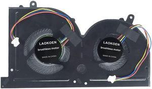New Replacement Cooling Fans for MSI GS63 GS63VR GS73 GS73VR GS62 GS72 MS-17B1 MS-17B2 MS-16K2 MS-16K3 MS-16K4 MS-16K5 Stealth Pro Series GPU Cooling Fan BS5005HS-U2L1 DC 5V (4-Pin 4-Wire)