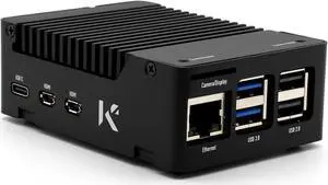 KKSB Aluminum Case for Raspberry Pi 5 - Aluminum Heatsink Included for Passive Cooling