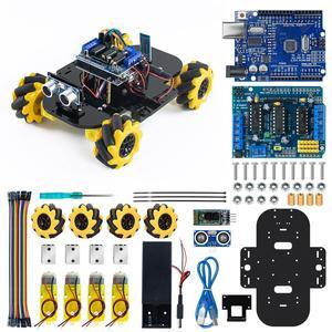 LAFVIN 4WD Mecanum Robot Car Kit Smart DIY Project Compatible with Arduino IDE