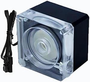 CPU Water Cooler Pump,Pump for PC Water Cooling Systems-Support PWM -800L/H-G1/4 Threaded Hole