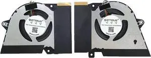 QUETTERLEE New Laptop CPU+GPU Cooling Fan for ASUS Rog Zephyrus G14 GA401I GA401IV GA401IU GA401IH GA401II GA401IH-BR7N2BL GA401IHR Series DFSCK22115181H FMBC DFSCK22105182H FMBB DC12V 1A Fan
