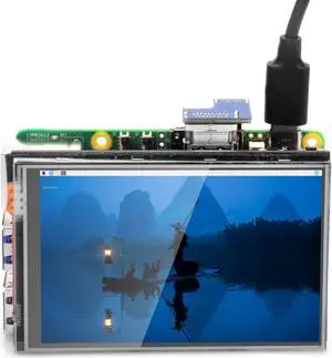 OSOYOO 3.5 inch HDMI LCD Touch Screen Monitor Display TFT 480 * 320 Pixel Resolution for Raspberry Pi 5 4 3 Model B B+ 2 with Stylus Pen
