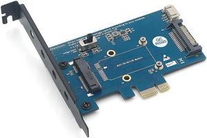 Mini PCI-E PCI Express to PCI-E 1x Adapter with SIM Card Slot