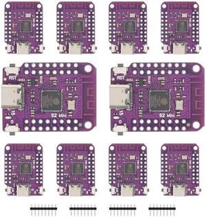 YEJMKJ 10pcs ESP32 S2 Mini V1.0.0 WiFi Board Based ESP32-S2FN4R2 ESP32-S2 4MB Flash 2MB PSRAM Type-C USB Connect Mini Module for MicroPython