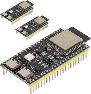YEJMKJ 3pcs ESP32 S3 Development Board ESP32-S3-DevKitC-1-N16R8 WiFi + Bluetooth MCU Module, Dual Type-C ESP32-S3-WROOM-1 Cores Microcontroller Processor Integrates Complete Wi-Fi and BLE Functions