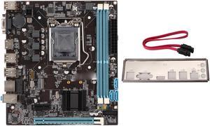 H61 Mining Mainboard, LGA 1155 DRR3 16GB M.2 NVME NGFF ITX Motherboard for i3 i5 i7 Processors, PCIE 16X, SATA2.0, USB2.0, HDMI, VGA, NVME M.2