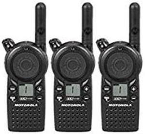 3 Pack of Motorola CLS1110 Two Way Radio Walkie Talkies (UHF)