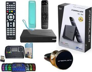 Formuler Z11 Pro Android 11 2GB Ram 16GB ROM 4K with Universal Bluetooth Voice Remote Control & Case Cover + 7 Colour Wireless Keyboard + Luminous Remote + Magnetic Mount
