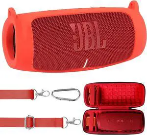 Hard + Silicone Case for JBL Charge 5 Speaker by co2CREA
