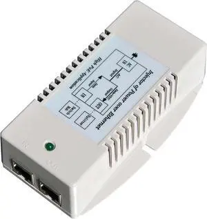Tycon Systems TP-POE-HP-24G 43W High Power Gigabit POE Power Inserter - US Power Cord, 24V