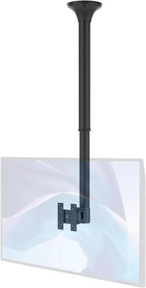 Ceiling Monitor Mount  CTA Height-Adjustable Ceiling Mount for Monitors and TVs up to 44 Lbs. (ADD-HACMMT)
