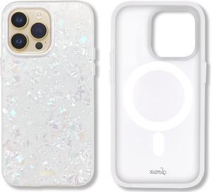 Sonix Case for iPhone 14 Pro Max | Compatible with MagSafe | 10ft Drop Tested | Pearl Tort