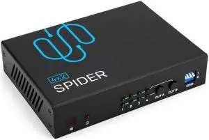 Sewell 4x2 4K HDMI 2.0 Matrix Switcher, 4K@60Hz 4:4:4 HDR, HDMI, Black