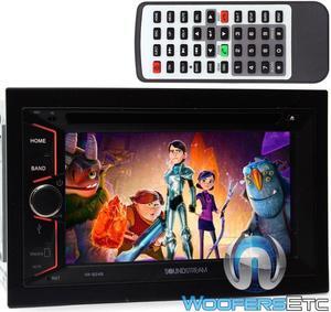 Soundstream VR-624B Double DIN Bluetooth in-Dash DVD/CD/AM/FM Car Stereo Receiver with 6" Screen