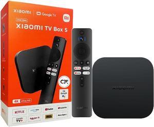 Xiaomi TV Box S 2nd Gen  4K Ultra HD Streaming Media Player Google TV Box with 2GB RAM 8GB ROM 24G5G Dual WiFi Bluetooth 52  Dolby Audio and DTSHD Dolby Vision HDR10