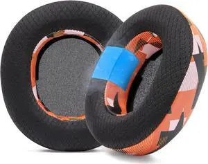WC Freeze Nova Pro Wireless - Cooling Gel Earpads for Arctis Nova Pro Wireless ONLY (Doesnt Fit Other Models), Made by Wicked Cushions, Improved Durability, Thickness & Sound Isolation | Orange Prism