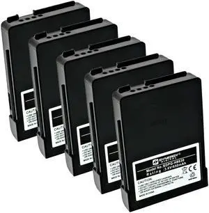 Synergy Digital Pager Batteries, Compatible with Motorola Minitor 5 Pager, (Ni-MH, 3.6V, 650mAh), Replacement for Motorola RLN5707, RLN5707A Battery, Combo-Pack Includes: 5 x SDPG-H8630 Batteries