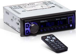 BOSS Audio Systems 595BRGB Elite Series Car Stereo System - Single Din, Bluetooth Audio and Calling Head Unit, AM/FM Radio Receiver, CD Player, Aux-in, USB, Hook Up to Amplifier