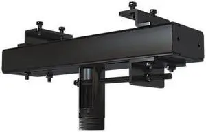 Crimson AV CAB1 I-Beam Clamp, Black, 350lb (159kg) weight capacity, High-grade Cold Rolled Steel Construction, Scratch Resistant Epoxy Powder Coat, Mounts to I-beams up to 12"