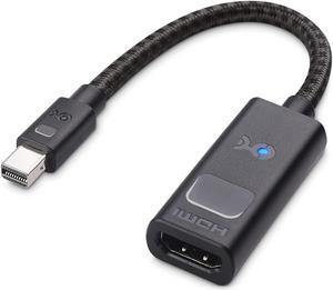 Cable Matters Active 8K Mini DisplayPort 1.4 to HDMI 2.1 Adapter 48Gbps, Support 4K 120Hz / 8K 60Hz, Mini DisplayPort to HDMI 2.1 Cable Adapter in Black