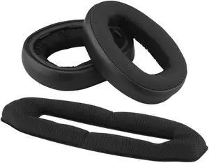 Geekria Ear Pads + Headband Compatible with Sennheiser GSP 600, GSP 670, GSP 500 Gaming Headset Ear Cushion +Headband Cushion/Ear Cups and Headband/Replacement Repair Parts Suit (Black)