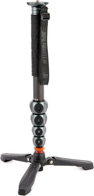 3 Legged Thing Legends Alana Carbon Fibre Monopod Kit - Travel-Friendly Camera Monopod for Professional Photographers & Videographers (ALANAKITGREY)