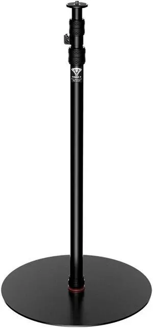 IFOOTAGE Round Base Monopod,15.75"/40cm Diameter,Max.Payload 22lbs/10KG,Aluminium Alloy Stable Structure, Height 30.28"/76.9cm~79.4"/201.6cm,for LED Video Light,RB-A400