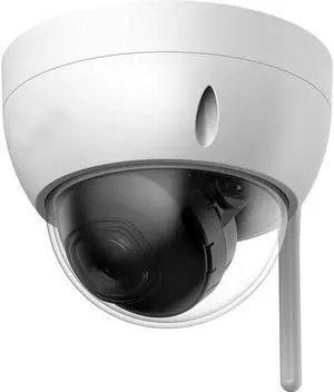 Generic Diamond WiFi Network Camera IPC-HDBW1430DEN-SW-0280B, 4MP 2.8mm Fixed Lens, IR Night, DWDR, 12 VDC, IP67 Protection (Dome White)