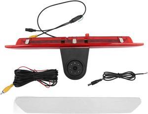 Rear View Camera, High Mount Brake Light Backup Camera DC12V View Angle IP67 Waterproof Replacement for Transit 2014 2015 2016 2017 2018